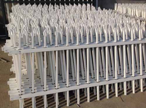 白色鋅鋼護欄 白色鋅鋼護欄